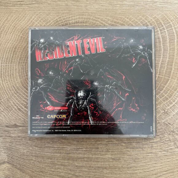 Resident Evil 1 Virgin Interactive Windows 95 PC Game CIB - Picture 2 of 8